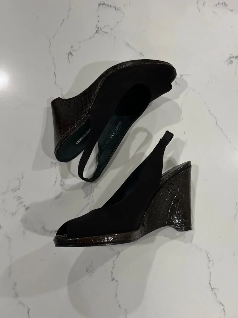 Donald J Pliner Brown WedgesSize 8 1/2
